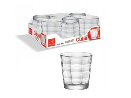 Cube bicchieri acqua 6 pezzi