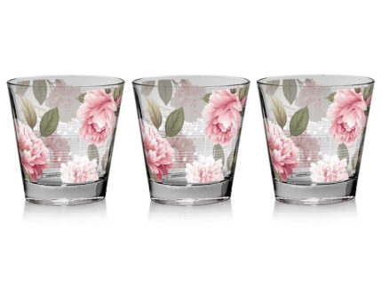 Set 6 bicchieri Nadia Cerve conic music peony 250cc